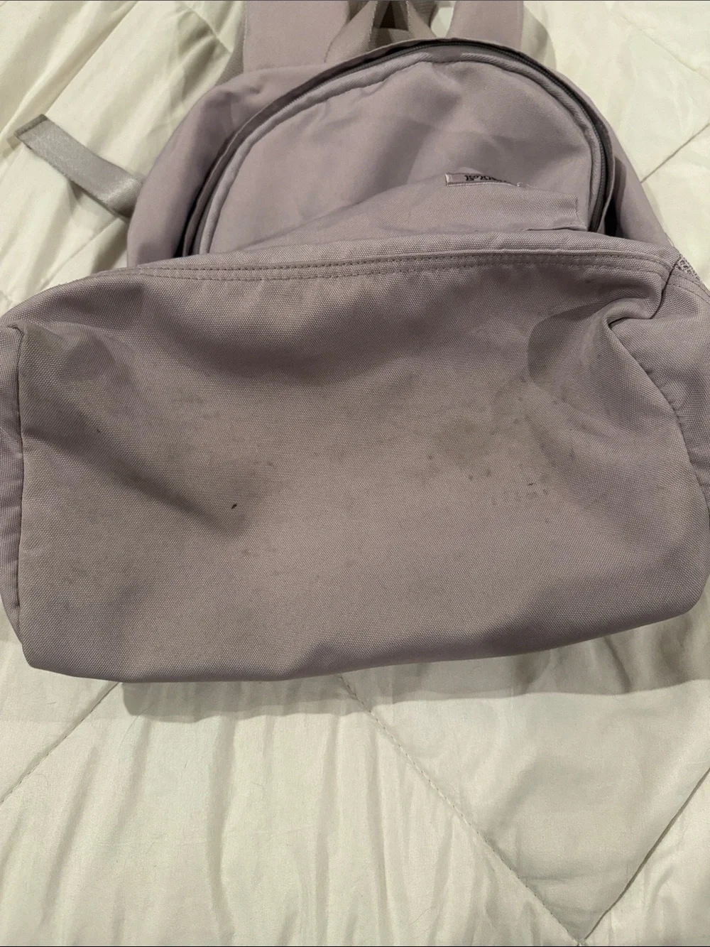 PINK Victoria's Secret Lavender Canvas Backpack